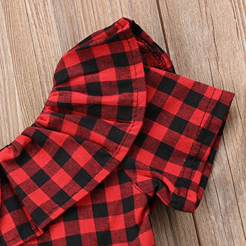 Crianças da Criança do Bebê Meninas Xadrez Vestido de Tutu Casual Chiffon Roupas de Verão Vestido de