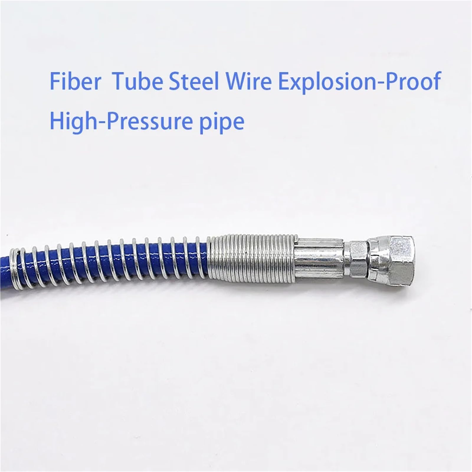 Manguera para pulverizador de Pintura sin Aire Máquina de pulverización Alta presión 1/4, Tubo Fibra, Manguera sin Aire, Accesorios for pulverizadores(15M)