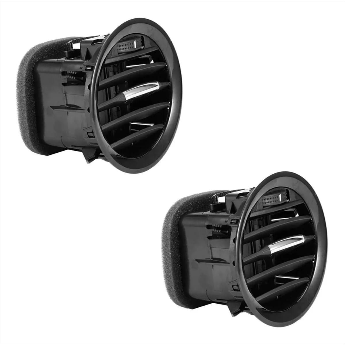 Odpowietrzanie przedniej konsoli grillowej do Opel do Corsa D 2006 2007 2008 2009 2010 2011 2012 2013 2014 13417366 odpowietrzanie klimatyzatora samochodowego okrągła osłona akcesoria samochodowe