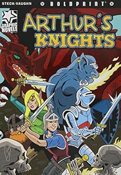 Paperback Steck-Vaughn Boldprint Graphic Novels: Individual Student Edition Arthur's Knights Book