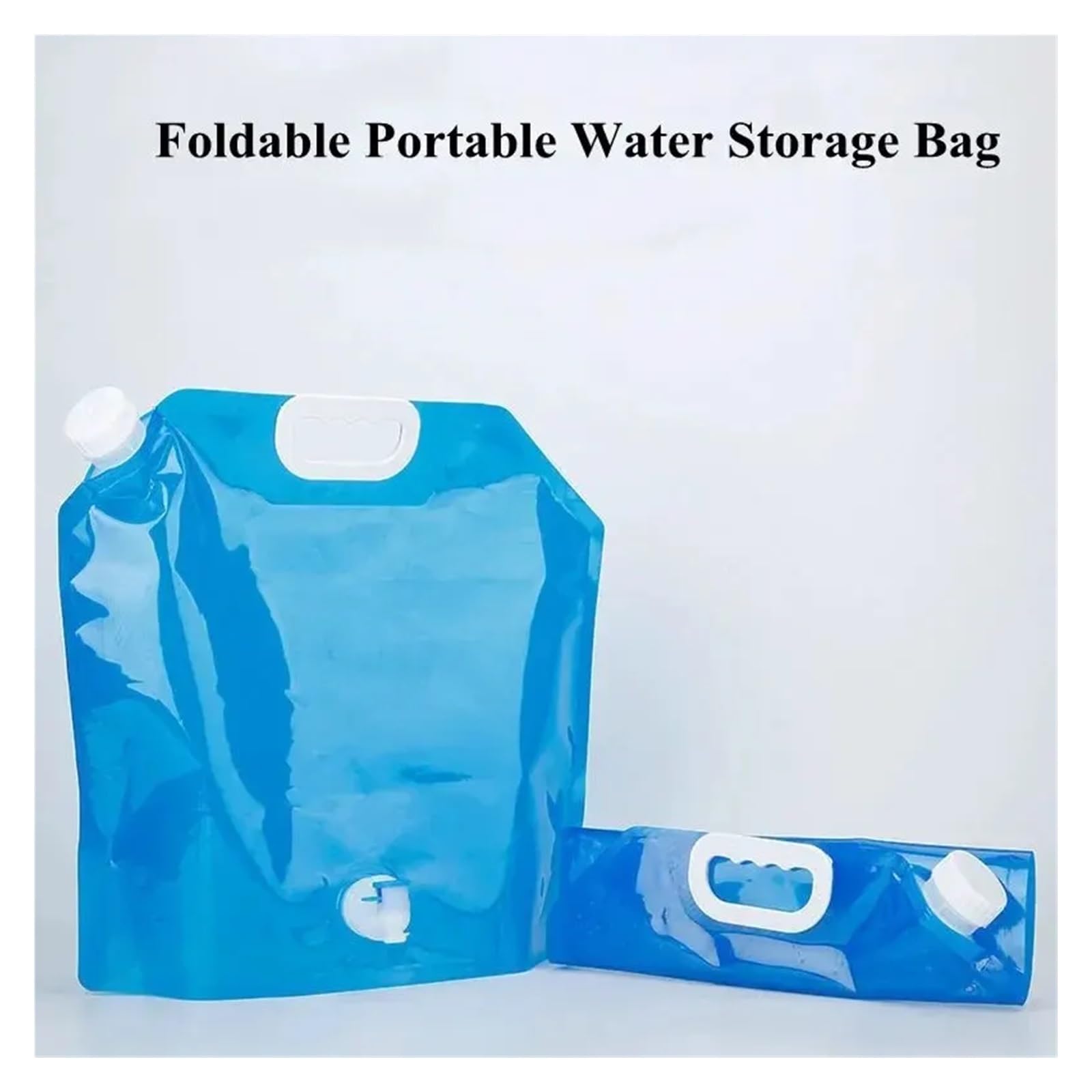 SBTRKT 5/10L Camping Wasser Tasche Tragbare Falten Wasser Eimer Große Wasser Behälter Im Freien Reise Zusammenklappbare Tasche Kann Camping Supplie (Color : 10L Blue)