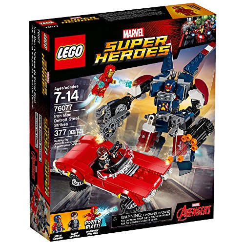 Lego Marvel Super Heroes Iron Man: Detroit Steel Strikes 76077 Superhero Toy #TOP4