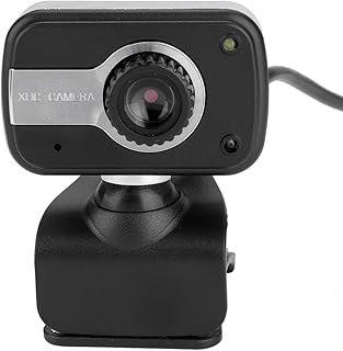 Tosuny 12MP USB Web Cam, LED Light Night Vision 360° PC Webcam with MIC for MSN/ICQ/Skype