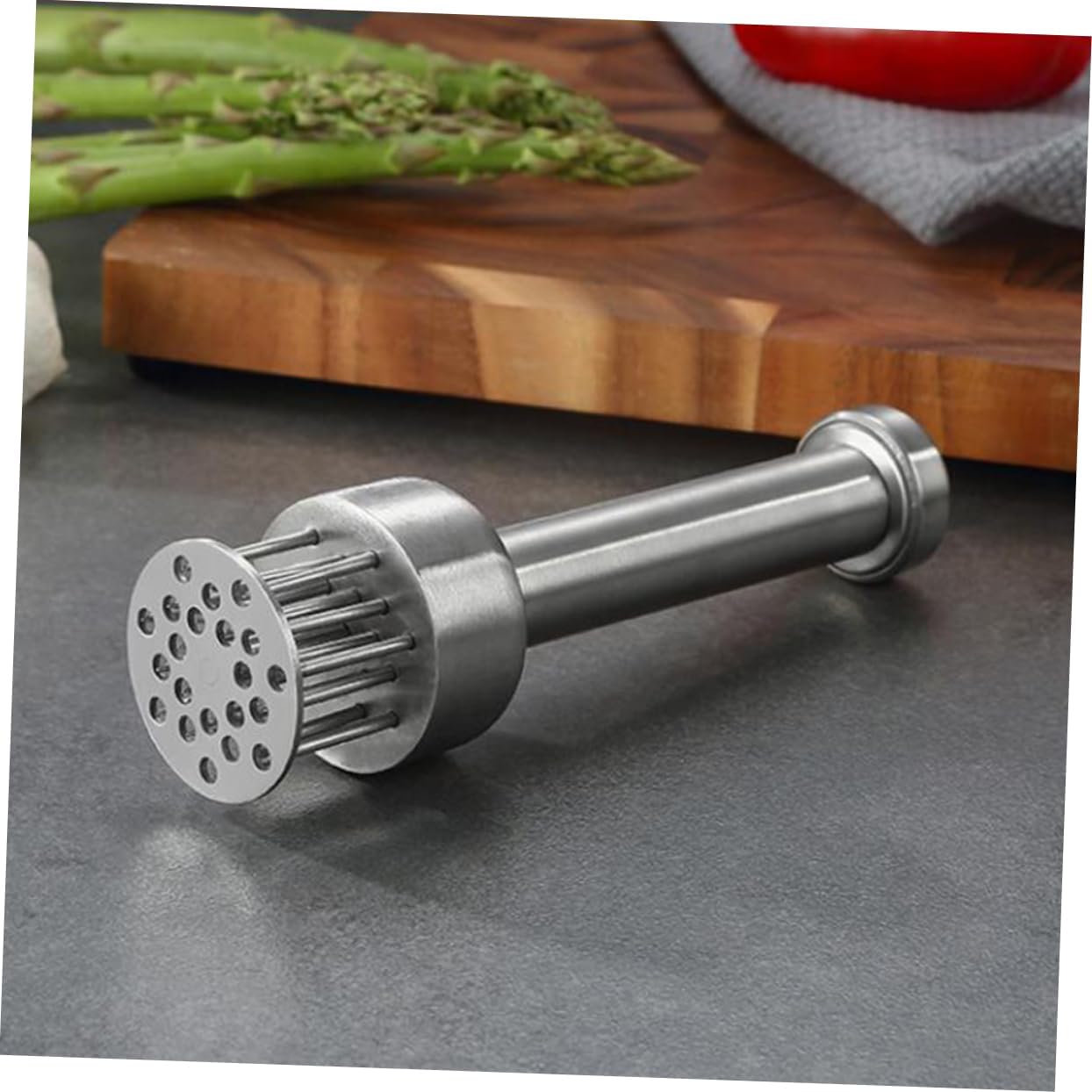 Meat Maker Kitchen Prop Stainless Steel Steak Loosening Machine Meat Tenderizer Hammer Portable Mallet