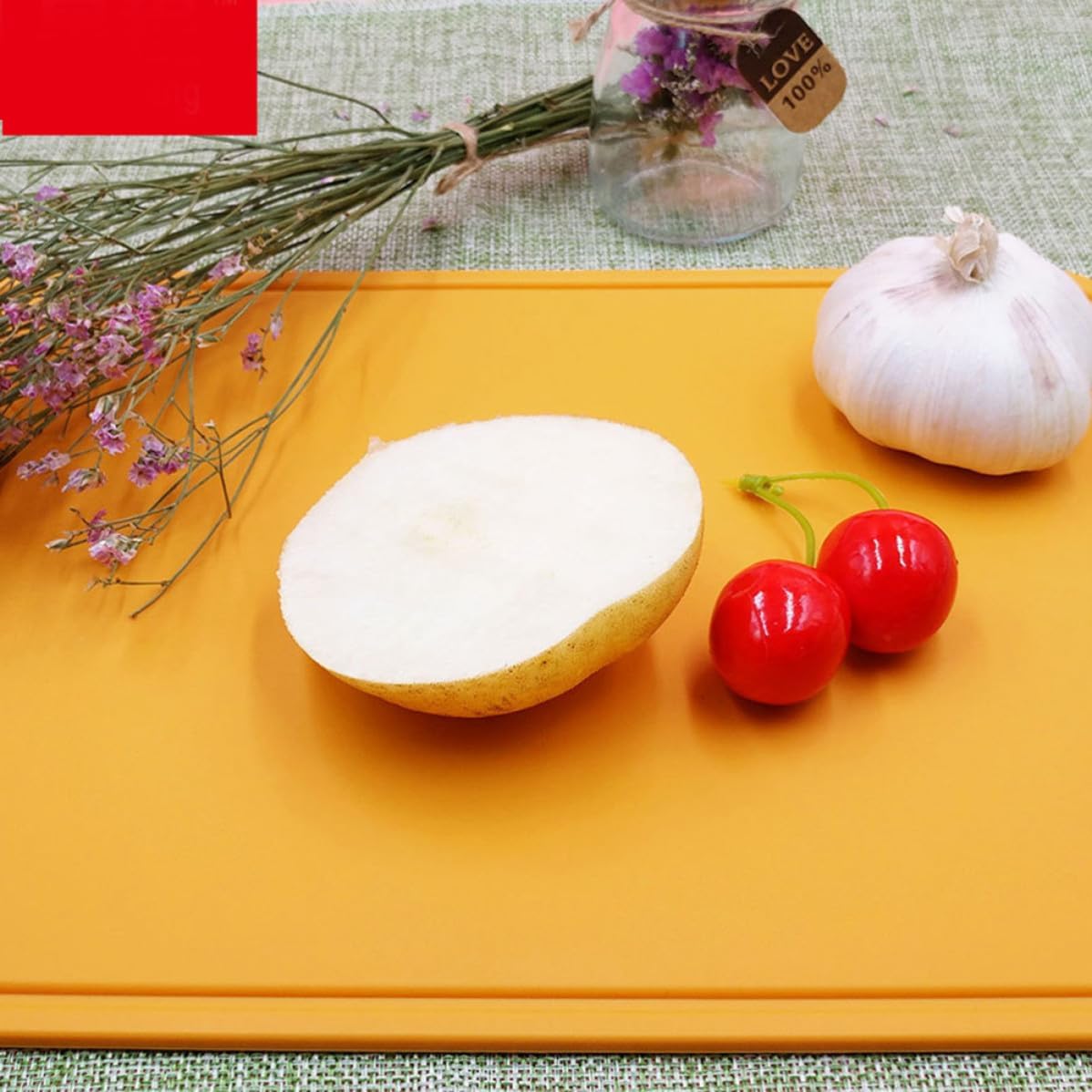 Silicone Cutting Board Mats Set, Flexible Reversible Drip Groove Sheets