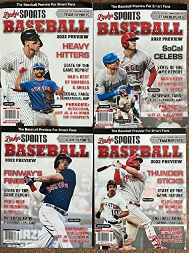LINDY'S SPORTS BASEBALL MAGAZINE - 2022 PREVIEW -- We Will Ship Random Cover