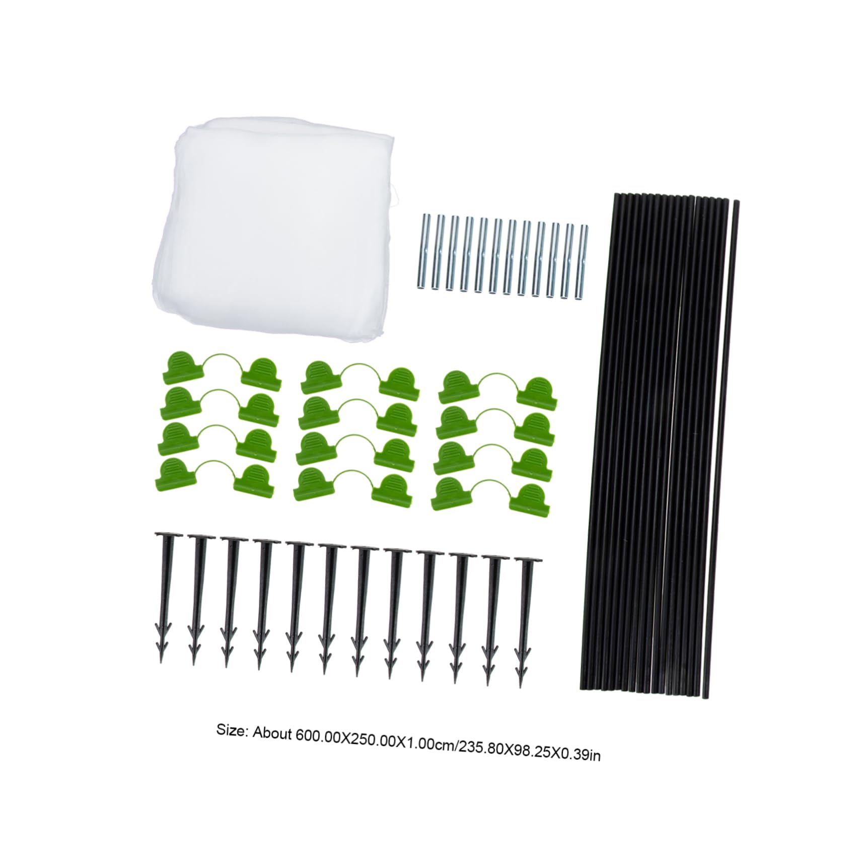 Kit Rete Antinsetti da Giardino per Bacche e Fiori in Polietilene