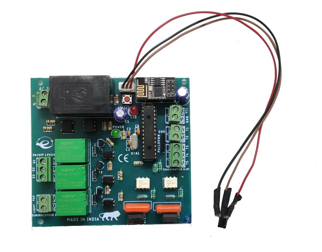 Wireless Wi-Fi, Remote & Touch Control 5-Channel Relay Board With Dimmer On Board-image-40