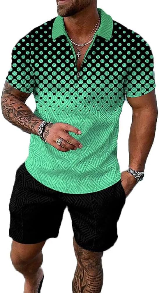 Black Aurora Green Dot Mixed