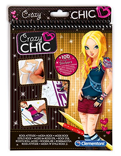 Preisvergleich Produktbild Clementoni 15765.5 - Fashion Sketchbooks, Rock