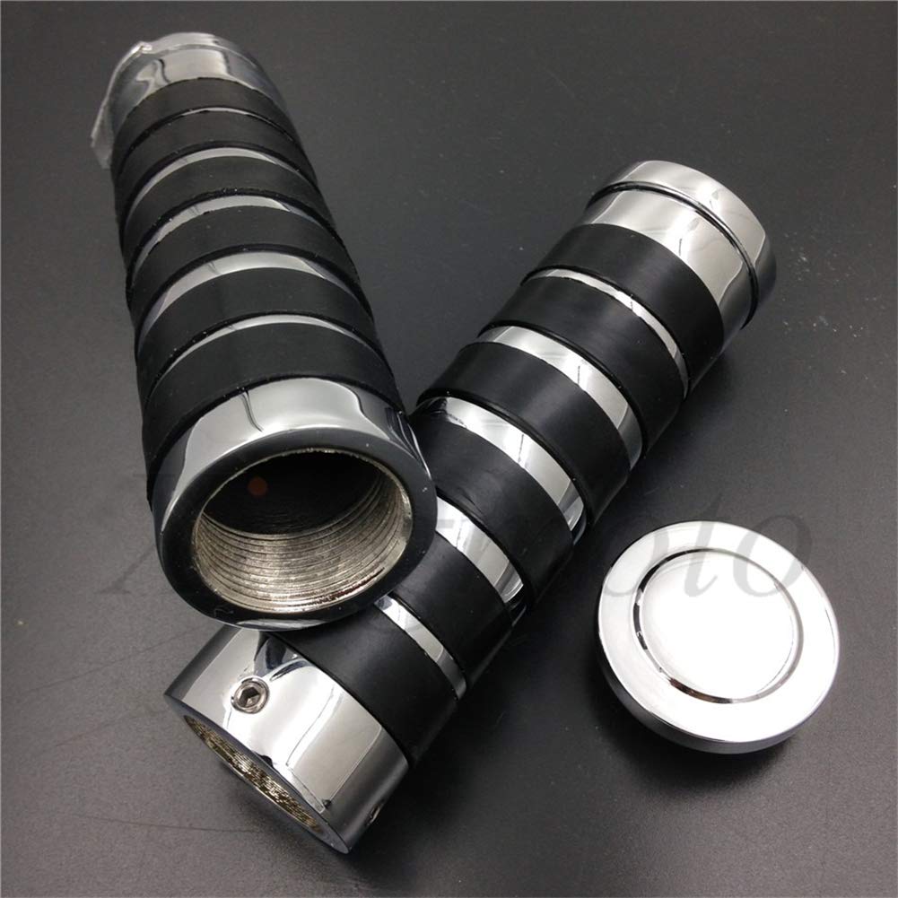 Puños de repuesto para manillar de motocicleta de 1" y 25 mm para Kawasaki Vulcan 800 Classic Drifter/ Magna 75/ para Harley Davidson FLHR Road King