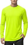 MAGCOMSEN Men's Rash Guard Swim Shirts UPF 50+ Dry Fit UV Sun Protection Long Sleeve Shirts for Men Summer Athletic SPF Tee
