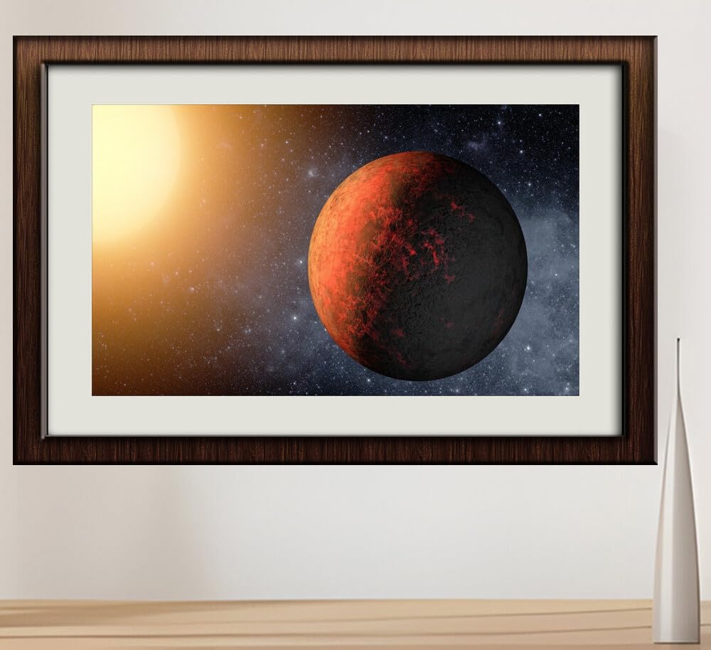 JVERF - JZZI12911 Planets Kepler E| Self-Adhesive Painting | Frameless