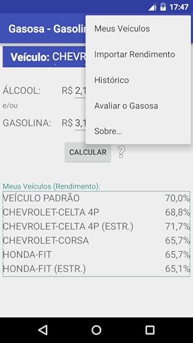 Gasosa - Gasolina ou Álcool?