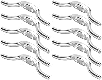 Vista 6 de Gancho de cuerda, 2 pulgadas de acero inoxidable para barcos de cuerda, gancho para asta de bandera con tornillo de montaje, accesorios para barcos