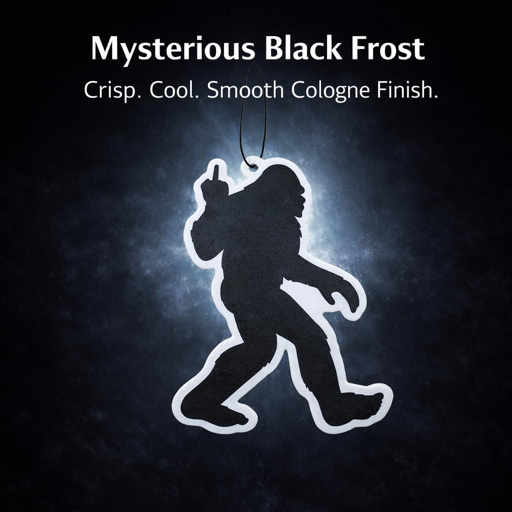 Bigfoot - Ambientador de coche con aroma a colonia, mantiene tu coche con un olor fresco y acogedor, aroma de coche de larga duración, accesorios colgantes de coche para hombres y mujeres (paquete de