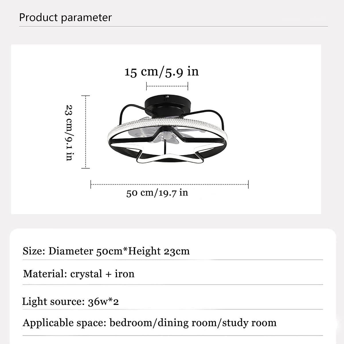 Ventilatori, Ventilatore Dimmerabile Lampada Da Soffitto Con Telecomando Lampada Da Soffitto Camera Da Letto Illuminazione Ventilatori Da Soffitto Con Luci Ventilatori Da Soffitto Con Lampade