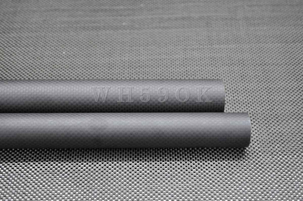 Tubo de fibra de carbono, tubo de fibra de carbono 3K OD 5 mm 6 mm 7 mm 8 mm 9 mm 10 mm X 1000 mm de longitud, material/tuberías de compuesto 100% de carbono. Avión RC/RC DIY(1pc 6 * 4 * 1000 Matte)