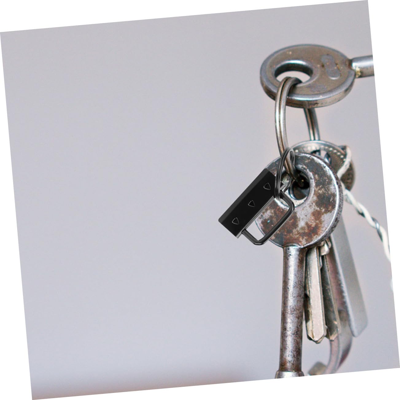 Baluue Kit Portachiavi con Morsetto in Metallo 32mm e Pinza, Clip per Cintura e Ciondolo da Polso in Ferro, Set da 30 Pezzi per Creazioni Fai da Te e Accessori Artigianali