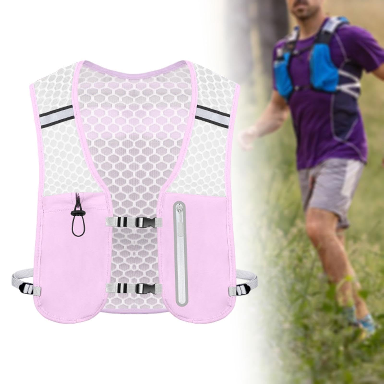 rockible Running Vest Water Backpack Lightweight Outdoor Sport Bag 2 L Hydration Backpack for Women Men for Jogging Traveling Riding, Violet