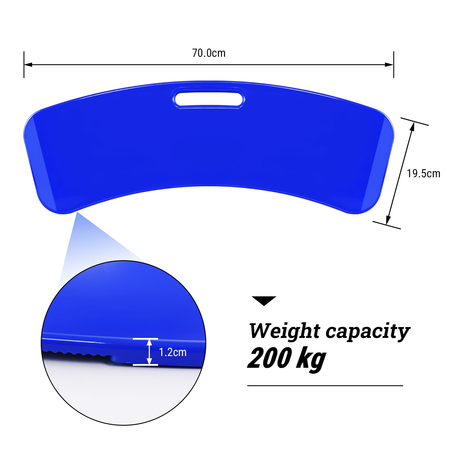 LOSCHEN Tabla de transferencia, deslizante, para transferencia, para personas mayores, para trasladar a sillas de ruedas, cama, inodoro, coche (70 cm)