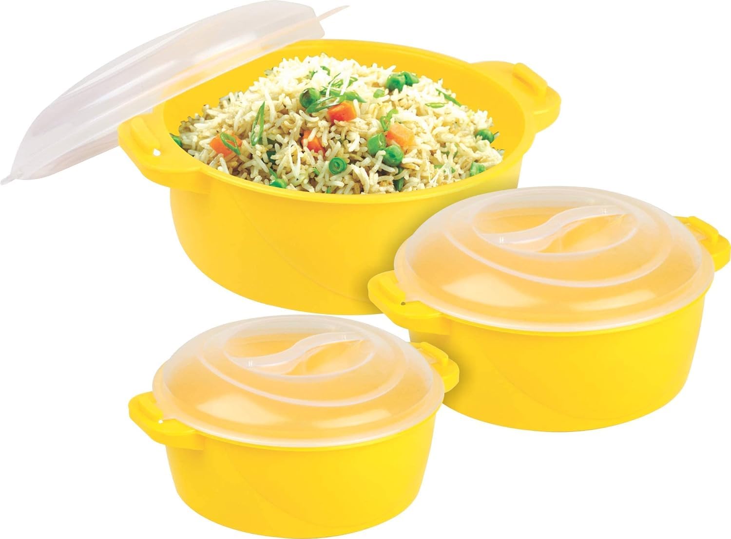 Porpoise Microwave Kitchen Food Storage Container Jar Bowl Set of 3 | BPA Free |3 Piece (Mini-Small-Medium) (B0D4QCDS1D) Amazon Price History, Amazon Price Tracker