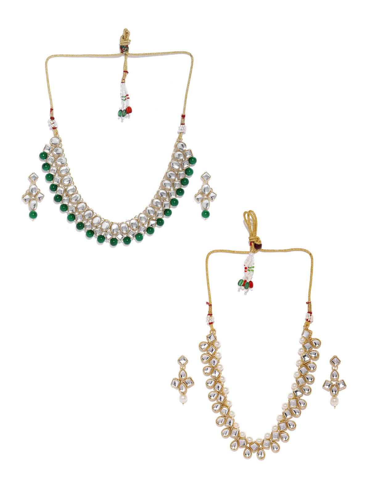 See full amazon price history chart for ZAVERI PEARLS Combo Of 2 Traditional Kundan & Pearl Necklace Set For Women-ZPFK9057 ZAVERI PEARLS Combo Of 2 Traditional Kundan & Pearl Necklace Set For Women-ZPFK9057 (B07WZTNP2K) Amazon Price History, Amazon Price Tracker