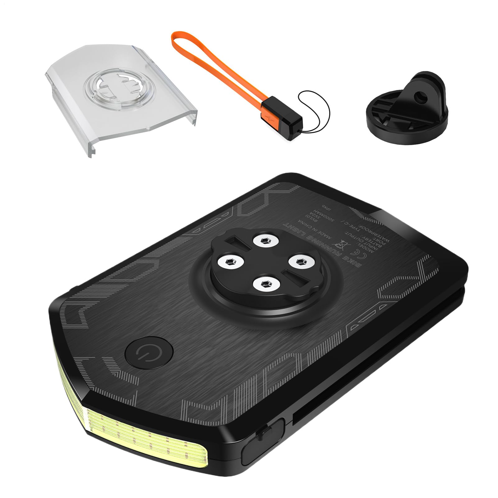 Headlight for Bicycles | Cycling Headlight with Power Bank & 4 Light Modes | Support Charging, High Brightness Light, Cycling Accessories for Road Bikes