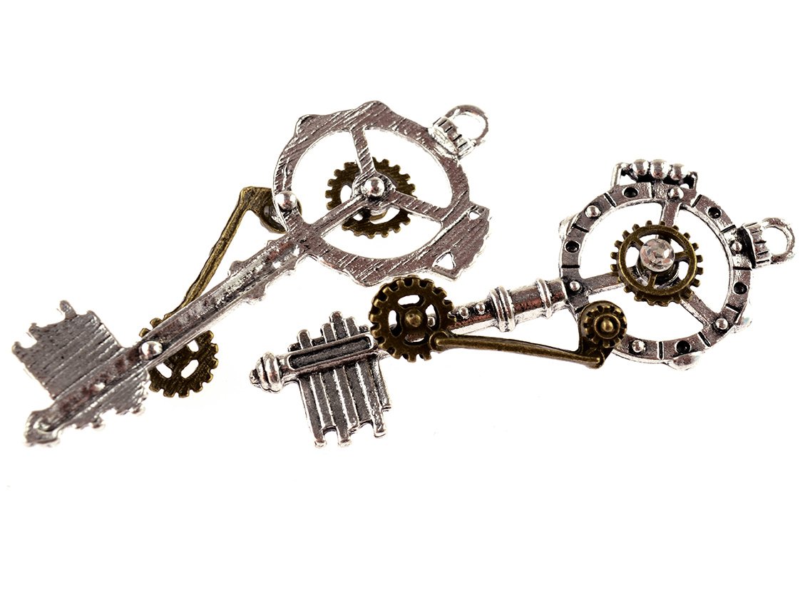 HERZWILD 200g Ciondolo Ingranaggio Assortiti Ingranaggi Steampunk Vintage Steampunk Fascino per Creazione di Gioielli Artigianato fai da te Ciondolo Collana