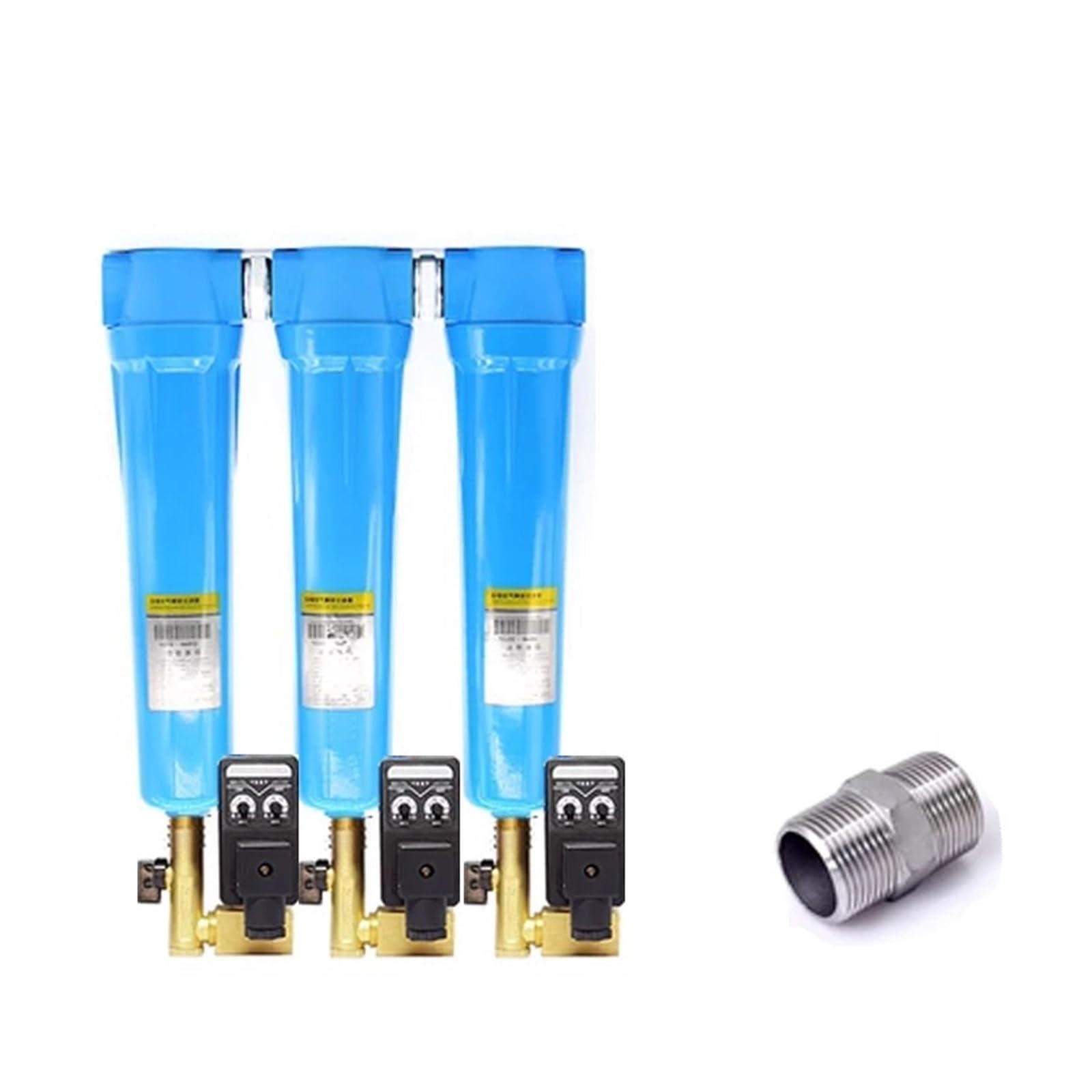 0P7BR328B 3pcs QPS 015/024/032/060 Precision Filter Dryer air Compressor Wire Oil-Water Separator AD402 Electronic Drain(060 Electronic drain)