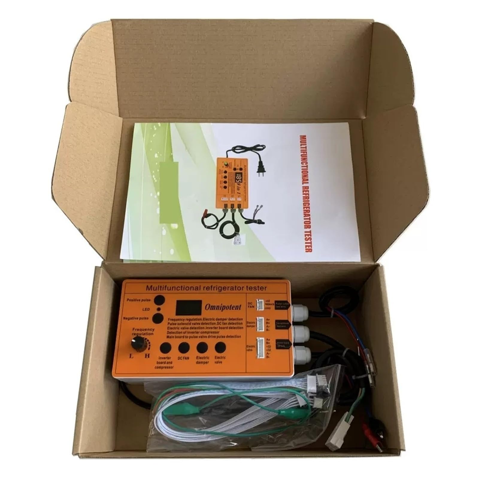 Yxzkjzj One Color 4 In 1/8 In 1 Inverter Refrigerator Detector Multifunctional Refrigerator Tester Pulse Solenoid Valve Test