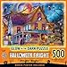 Halloween - Fright Night 500pc Glow in The Dark Puzzle