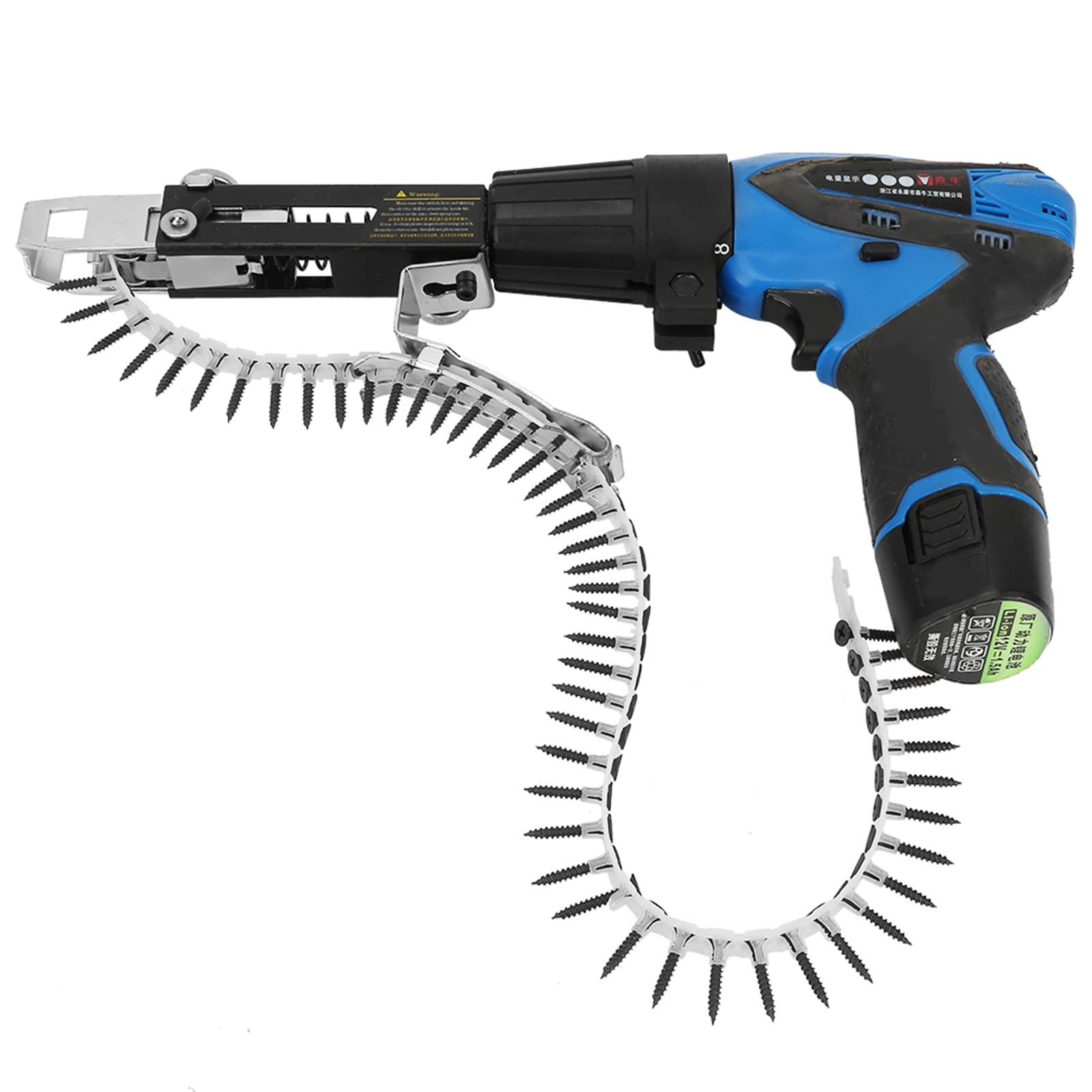 Pistola Atornilladora para Paneles de Yeso, Pistola Atornilladora de Alimentación Automática, Pistola Atornilladora para Paneles de Yeso, Alimentación Automática, Adaptador de