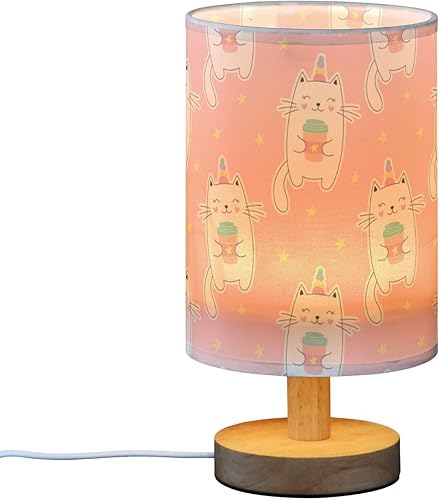 Led Night Light Small Table Lamp Decor Sweet Pink Lamps for Kids Bar