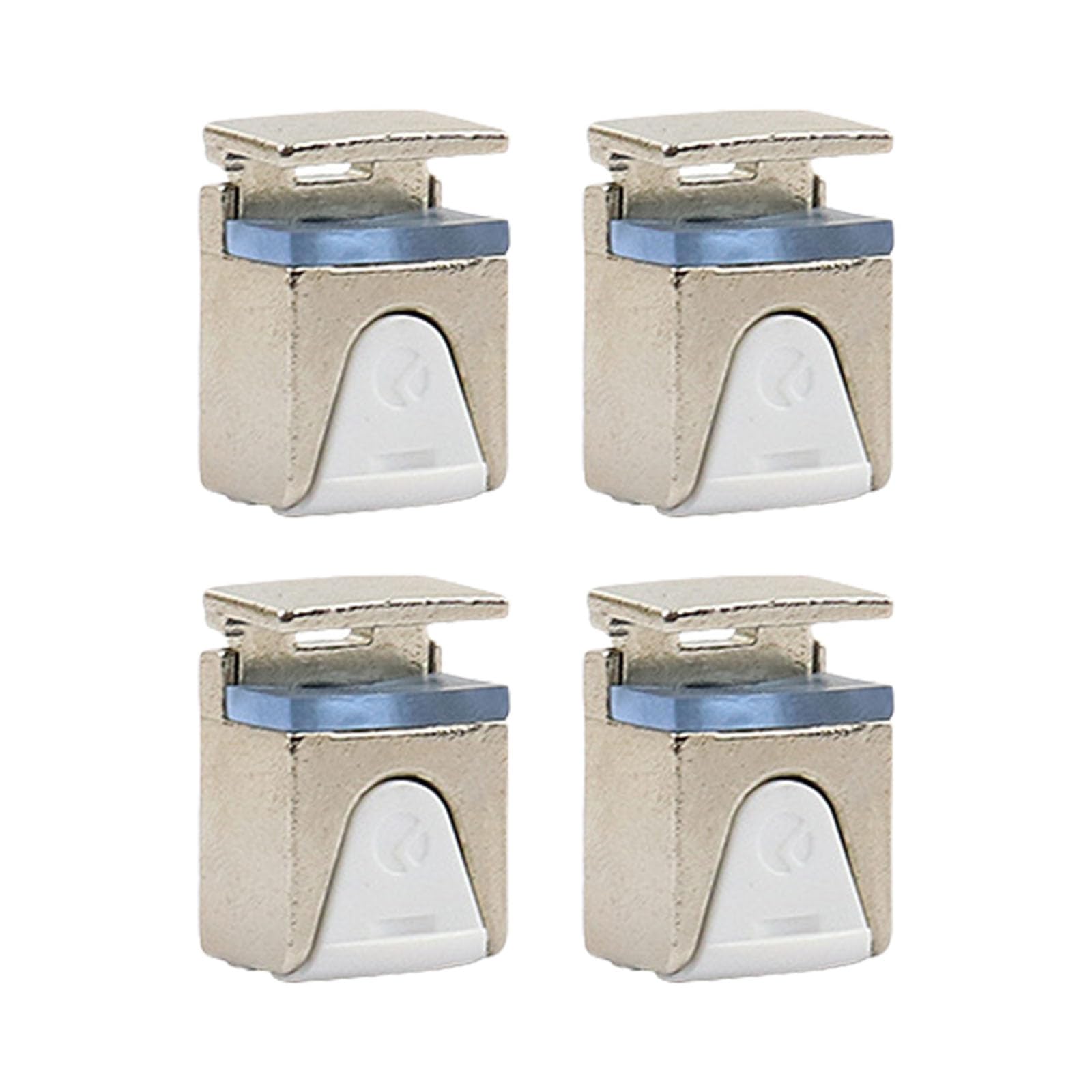 Newft A Sturdy Zines Lloy Glass Clamps 4Pcs Djustable Designs For 10 12Mm Glass Thickness Suitable For Various Home Styles Showcases Clamp