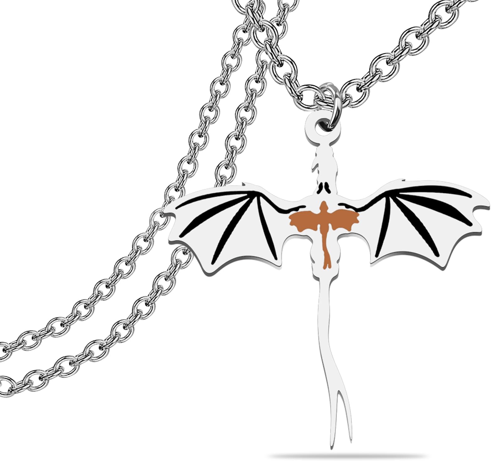 Wing Dragon Necklace Dragon Rider Book Gifts Empyrean Book Series Jewelry Ya Fantasy Book Lover Gift