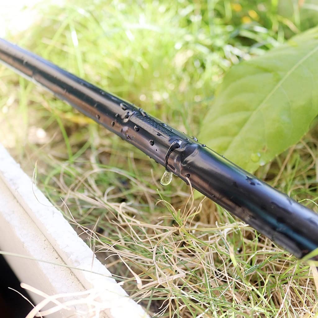 Riego con cinta de goteo: tubo plano de 16 mm, 20-100 m de longitud, solución de riego duradera, 15 cm de distancia para un riego eficiente de jardines y cultivos