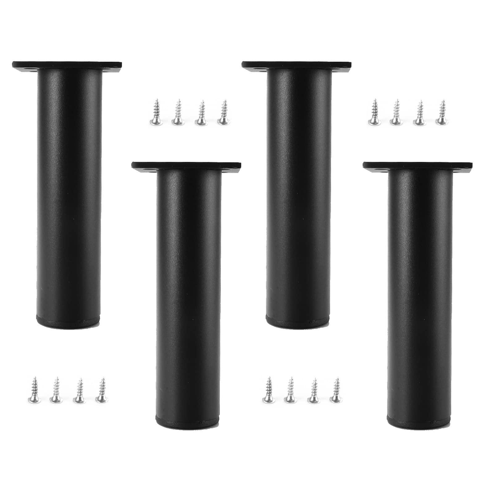 Patas para escritorio DIY con base metálica sólida para un montaje rápido