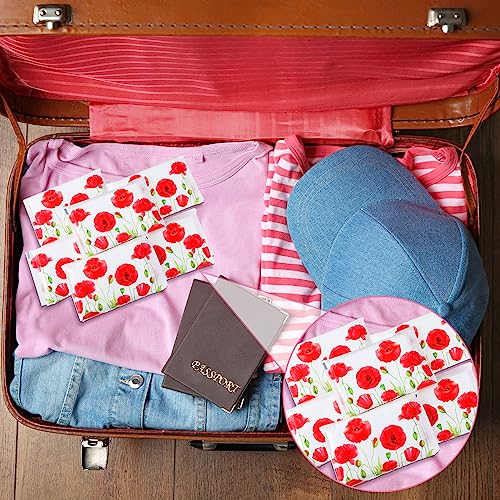 Image of Geyee 50 Pack Travel Tissue Packets Facial Paper Napkins, Poppy
