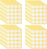 Vista 1 de yueton 480 calcomanías redondas de mecha de vela de 0.78 pulgadas, resistentes al calor, calcomanías de doble cara, se adhieren de forma estable