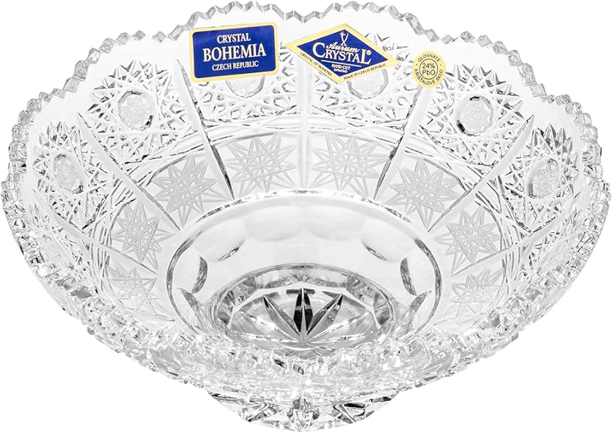 未使用　ヴィンテージ　ボヘミア　クリスタル　ボウル　　500PK Amazon.co.jp: ボヘミアンクリスタル AU50585 6.25インチ ボウル 500PK