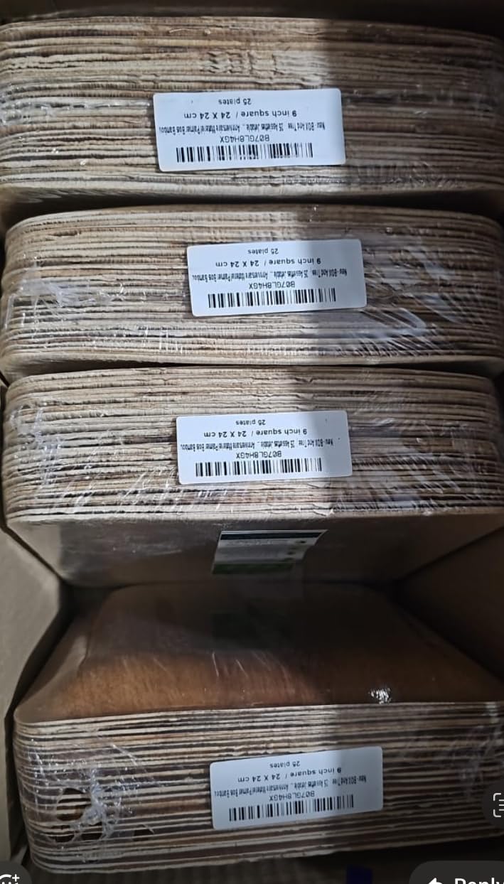 150 Pièces Vaisselle Jetable en Palmier 50x Assiettes, 75 Couverts en bois bambou(fourchette + couteau + cuillere) -25 Gobelets, Assiettes en Feuilles de Palmier Compostable & Neutre