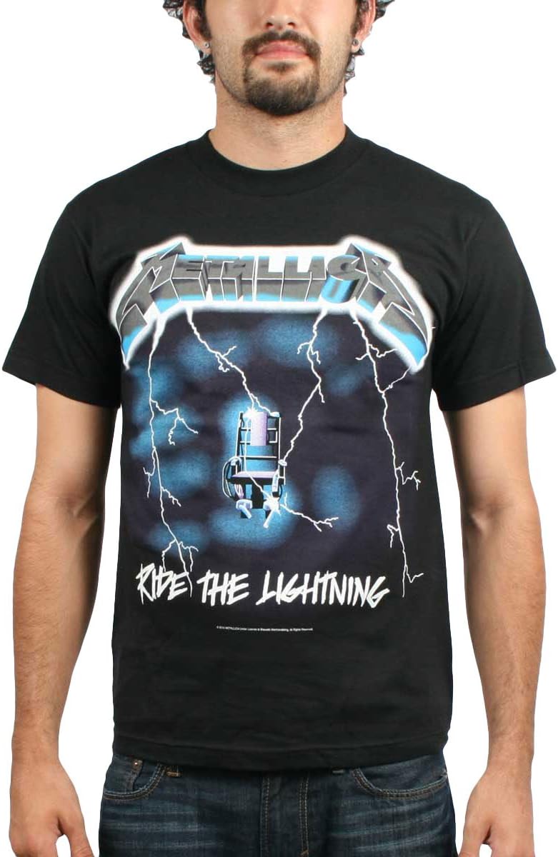 Bravado Men's Metallica- Ride Lightning T-Shirt