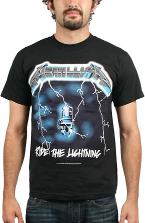 Bravado Mens Metallica- Ride Lightning T-Shirt