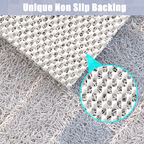 Shower Mat Bath Mat Non Slip Anti Mould Bathroom Bath Mat for Inside Bath Soft PVC Loofah Shower Mat for Inside Shower with Excellent Permeability - Image 3