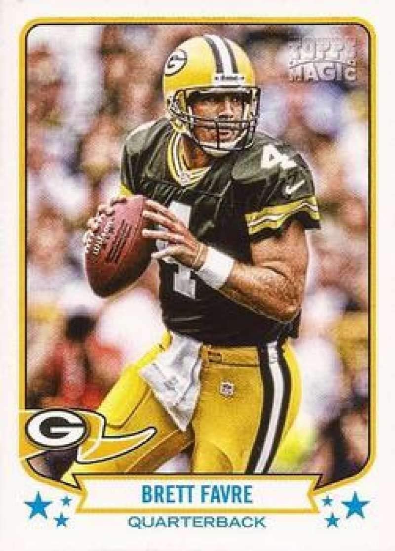 2013 Topps Magic #21 Brett Favre Packers NFL Football Card NM-MT