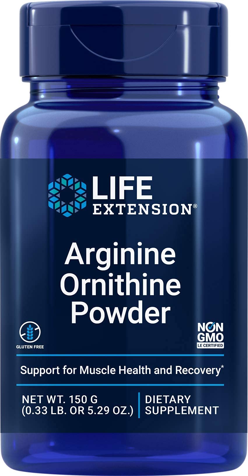 Life Extension Arginine Ornithine Powder, 150 GMS (Pack of 2)