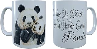 Panda Ceramic Mug 2, Baby Panda & Mum Mug, Panda Latte Mug, Panda Coffee Mug, Panda Tea Mug, Latte Mug, Panda and Baby Mug, Panda and Cub Mug