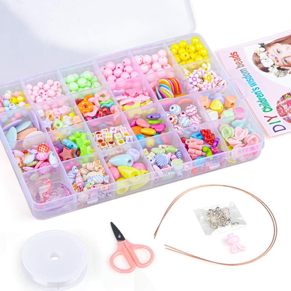 Jewelry Making Craft Beads Kits for Kids Girls- Best Christmas Birthday Gift