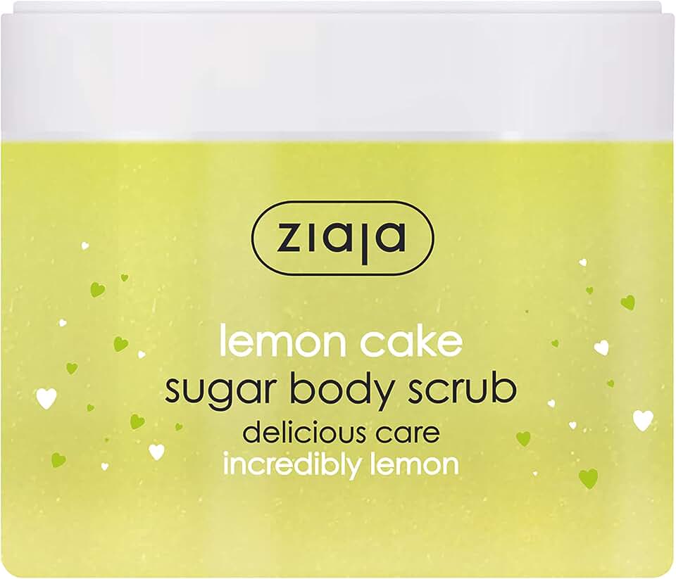 Ziaja Lemon Cake Exfoliante Corporal De Azúcar, color Amarillo, 300 ml
